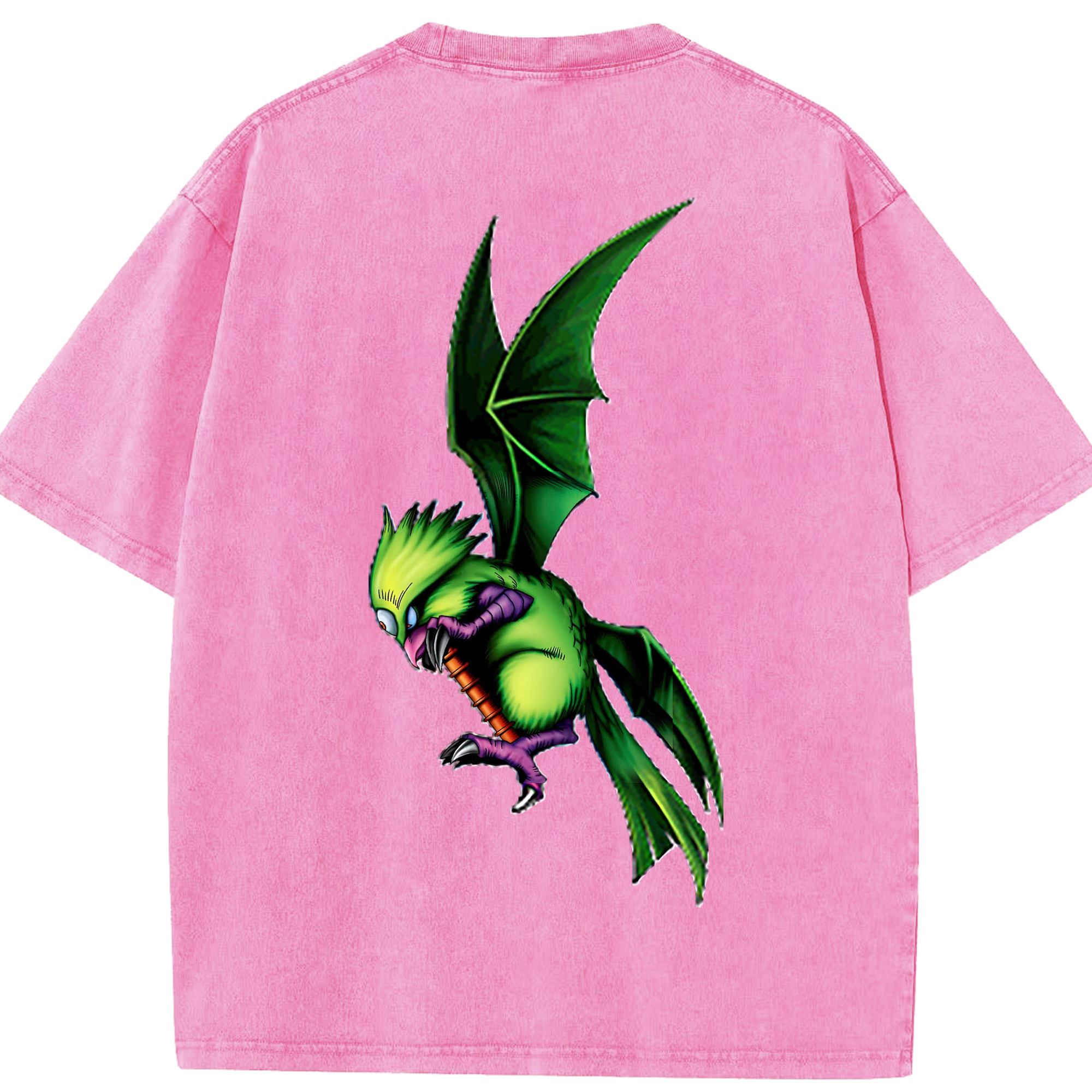 （画像用） 遊☆戯☆王 Yu-Gi-Oh! 綿100% ヴィンテージ風 半袖Tシャツ（背面プリント）